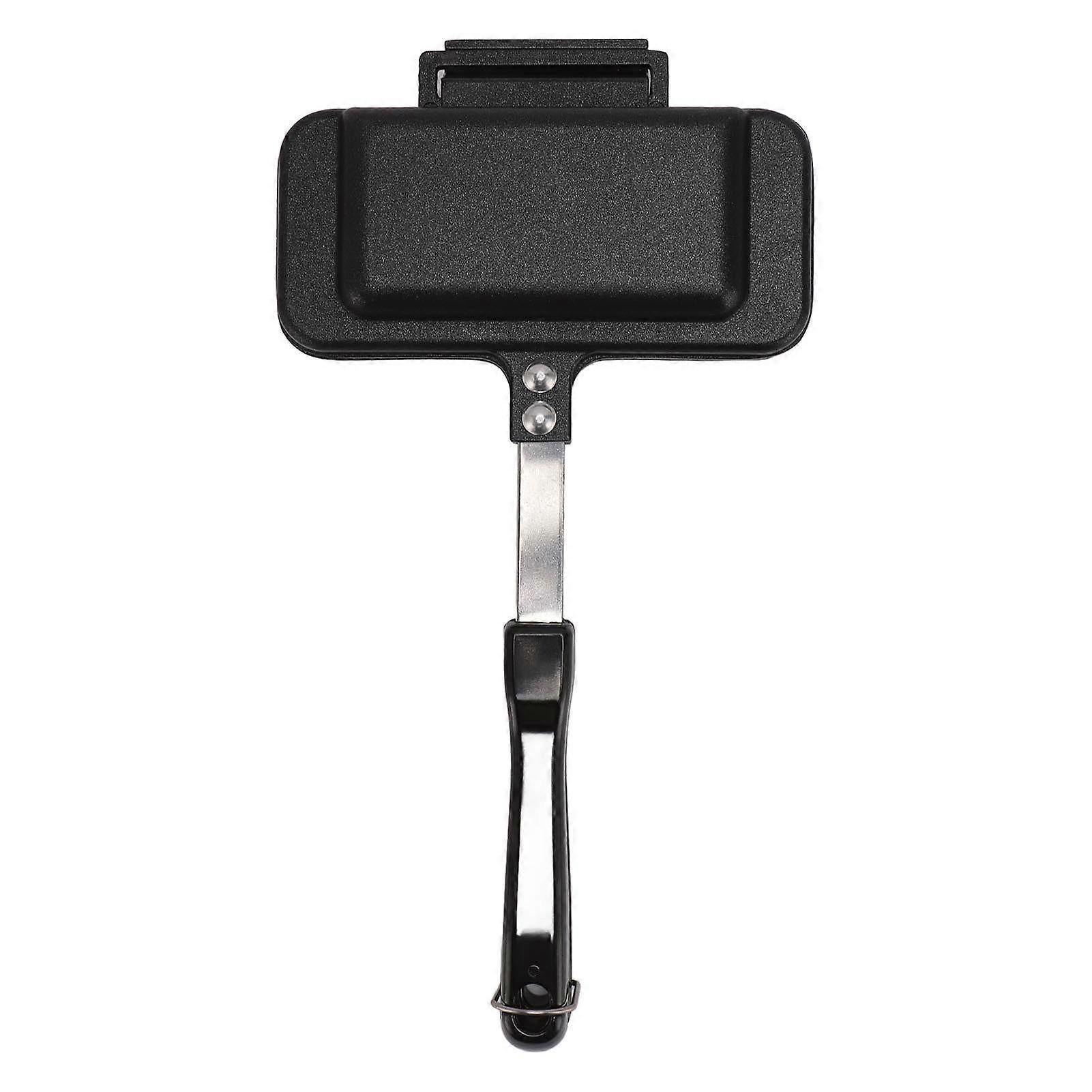 Stovetop Waffle Pan - Portable Nonstick Aluminum Waffle Maker for Family Breakfast (Type A) V1263-JX-4474