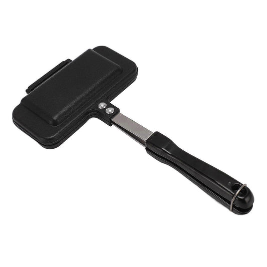 Stovetop Waffle Pan - Portable Nonstick Aluminum Waffle Maker for Family Breakfast (Type A) V1263-JX-4474