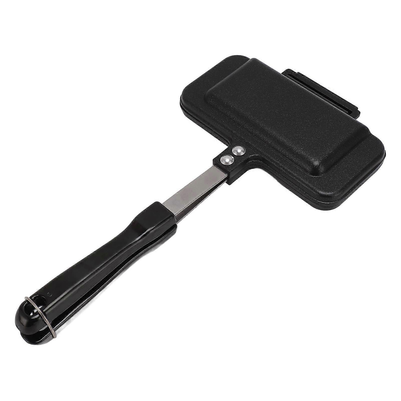 Stovetop Waffle Pan - Portable Nonstick Aluminum Waffle Maker for Family Breakfast (Type A) V1263-JX-4474