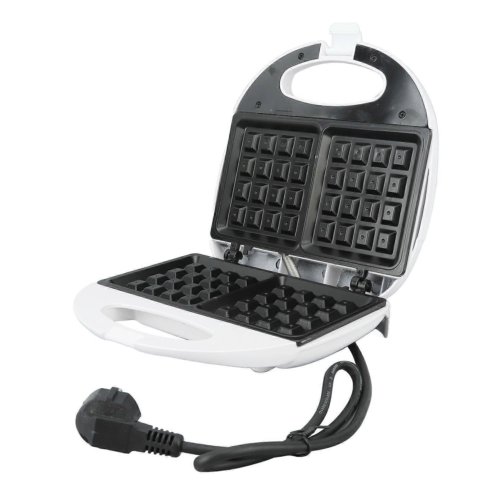 750W Mini Waffle Maker - Nonstick Aluminum Alloy Waffle Iron for Breakfast, Easy to Use V1263-JX-4478