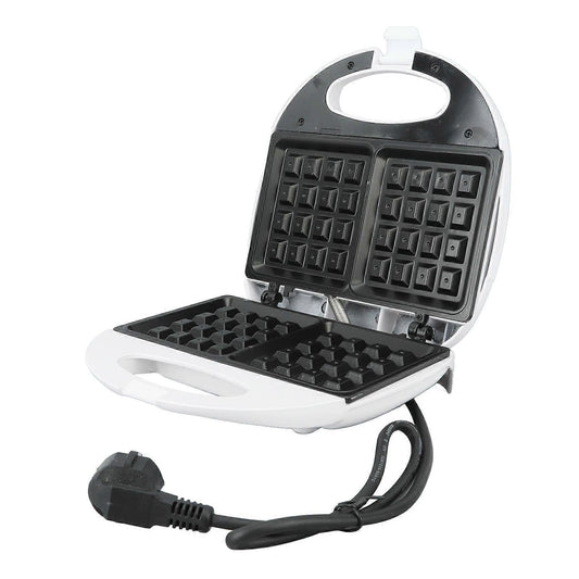 750W Mini Waffle Maker - Nonstick Aluminum Alloy Waffle Iron for Breakfast, Easy to Use V1263-JX-4478