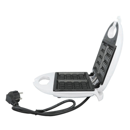 750W Mini Waffle Maker - Nonstick Aluminum Alloy Waffle Iron for Breakfast, Easy to Use V1263-JX-4478