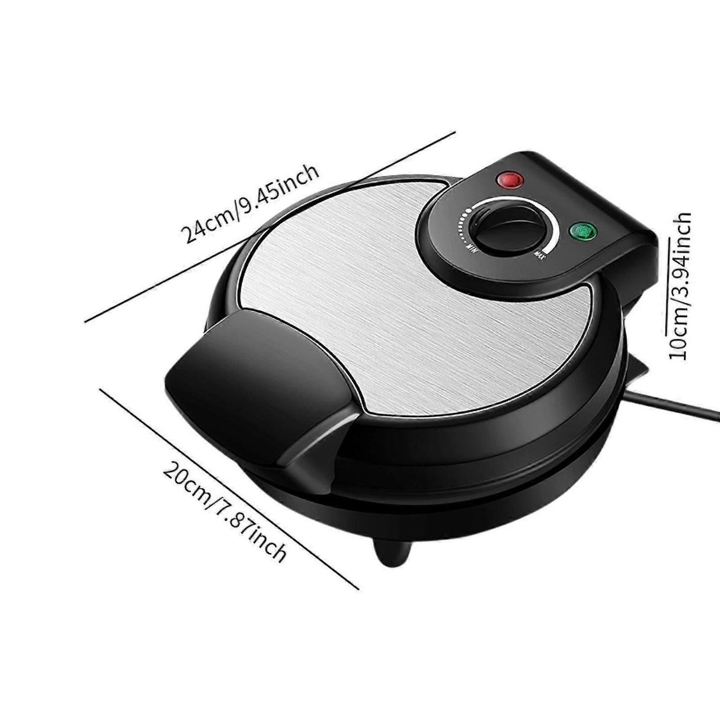 Waffle Cone Machine - Nonstick Waffle Baker for Kitchen Baking, DIY Cone or Crisps V1263-JX-4480