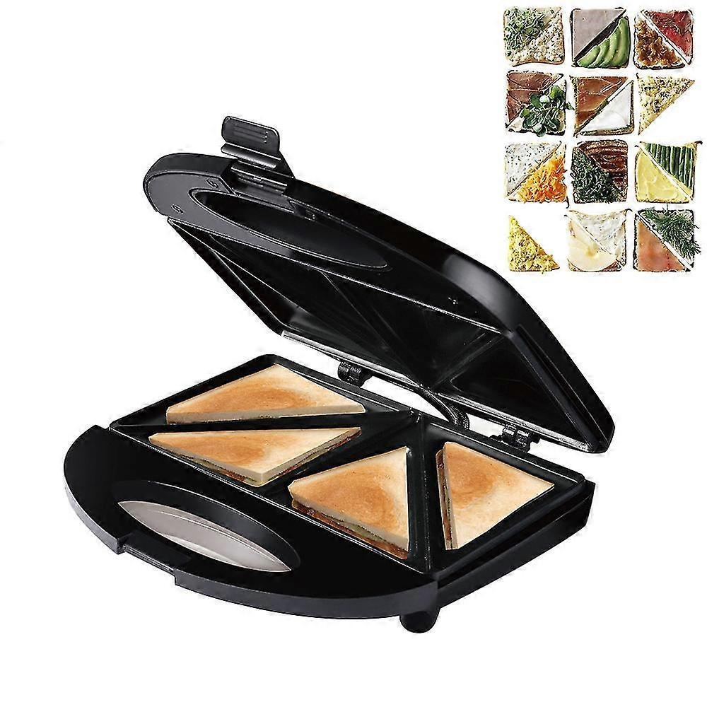 Automatic Heated Waffle Maker - Compact Home Breakfast Cake and Waffle Maker V1263-JX-4482
