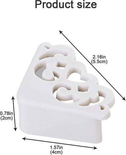 Table Corner Protector, 4pcs Clear Silicone Corner Guards for Furniture Edge Babies Proofing V1263-JX-4486