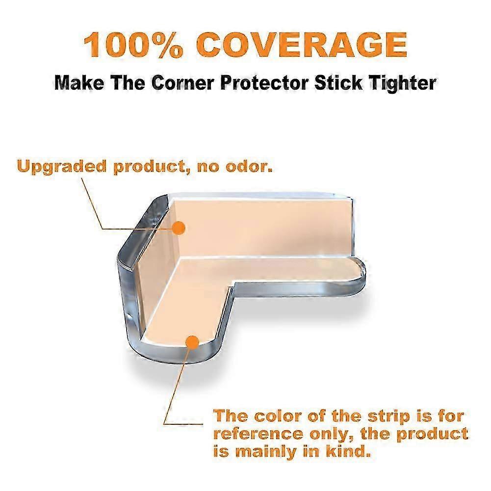 5pcs Soft Transparent Table Corner Protectors - Babies security Furniture Guards, Odorless Material V1263-JX-4488