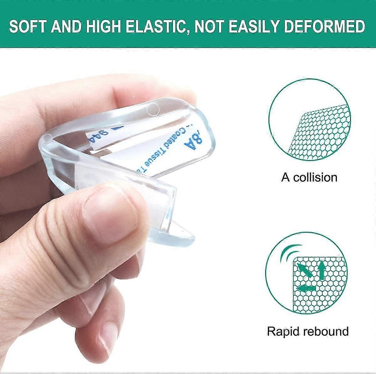 20pcs Table Corner Protectors - Clear Shockproof Babies Furniture Edge Guards for Home security V1263-JX-4490