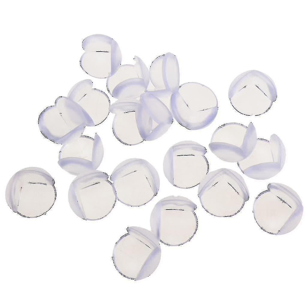 20pcs Silicone Corner Edge Protectors - Transparent Shockproof Babies Table Guards V1263-JX-4494