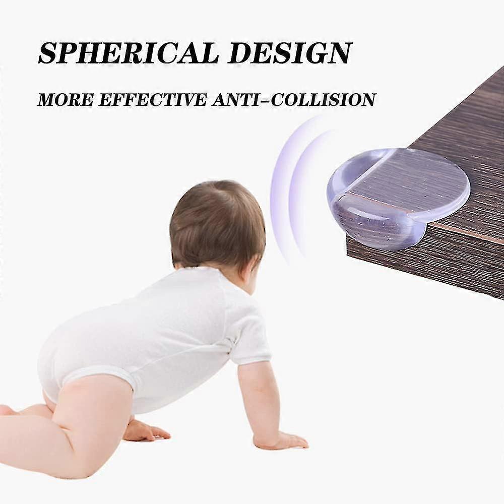 12pcs Babies Corner Protectors - Reinforced Transparent Table Corner Guards for Home security V1263-JX-4495