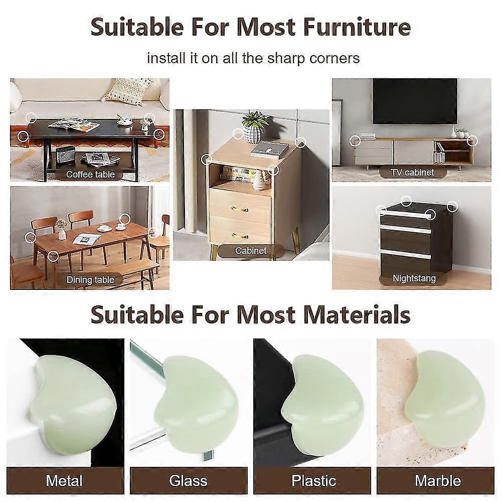 10pcs Babies Table Corner Protectors - Clear Babies Edge Guards for Sharp Corners V1263-JX-4496