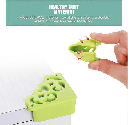 4pcs Silicone Table Corner Protectors - Babies Proofing Clear Guards for Furniture & Worktops V1263-JX-4497