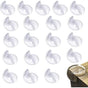 20pcs Transparent PVC Table Corner Protectors - Babies Proofing Furniture Edge Guards V1263-JX-4498