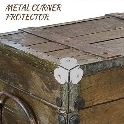 10pcs Metal Box Corner Protectors - Loudspeaker & Cabinet Corner Guards, Angle Cover V1263-JX-4499