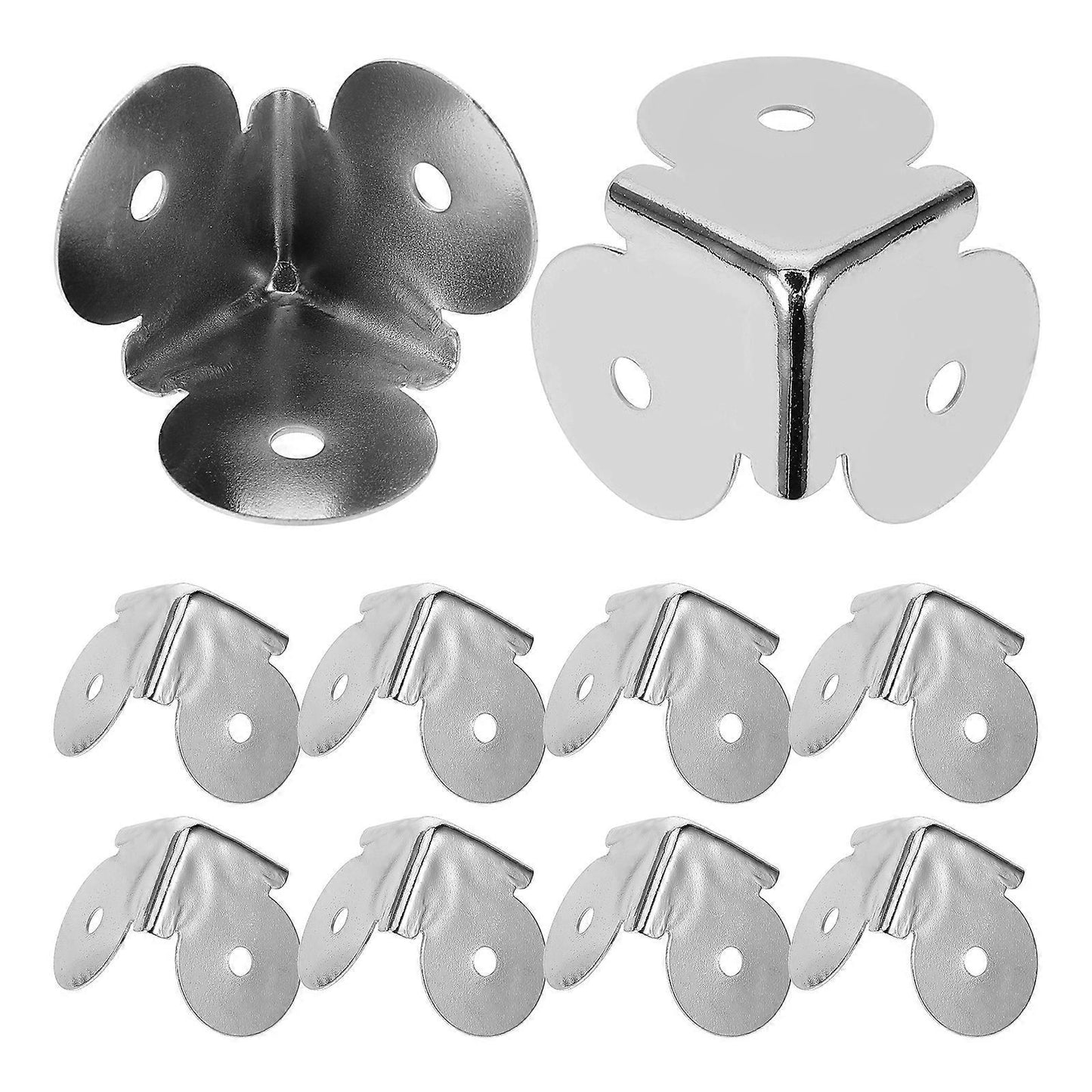 10pcs Metal Box Corner Protectors - Loudspeaker & Cabinet Corner Guards, Angle Cover V1263-JX-4499