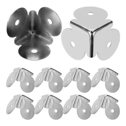10pcs Metal Box Corner Protectors - Loudspeaker & Cabinet Corner Guards, Angle Cover V1263-JX-4499