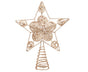Xmas Tree Top Glitter Star-Rose Gold V1263-JX-450