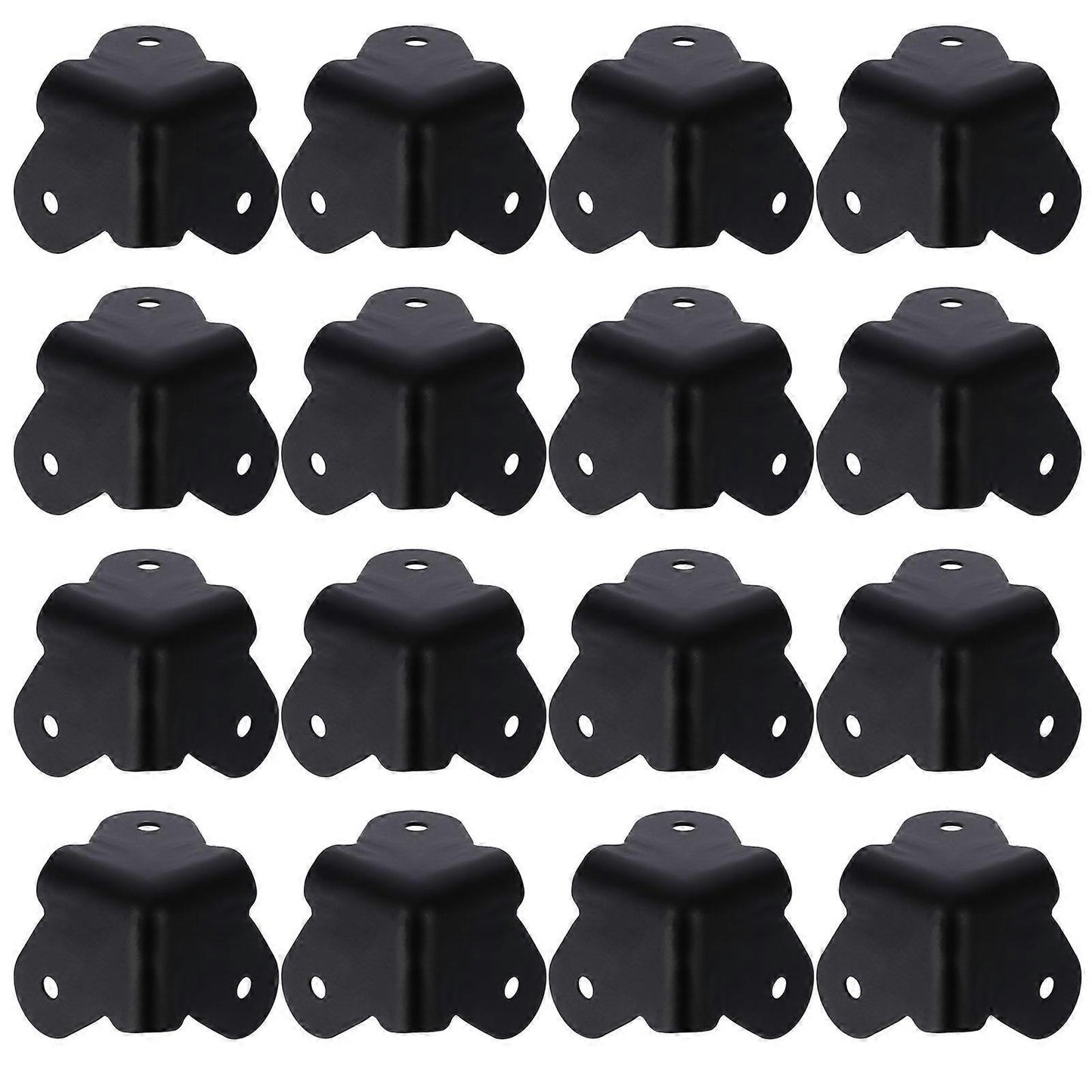 16pcs Metal Speaker Corner Protectors - Rounded Cabinet Box Edge Guards V1263-JX-4503