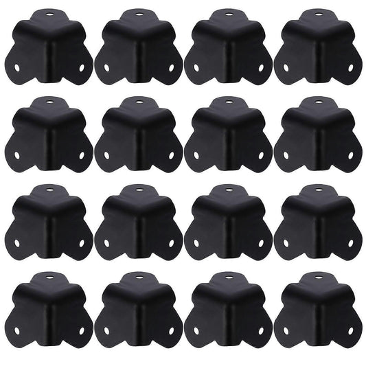 16pcs Metal Speaker Corner Protectors - Rounded Cabinet Box Edge Guards V1263-JX-4503