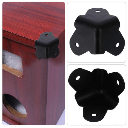 16pcs Metal Speaker Corner Protectors - Rounded Cabinet Box Edge Guards V1263-JX-4503