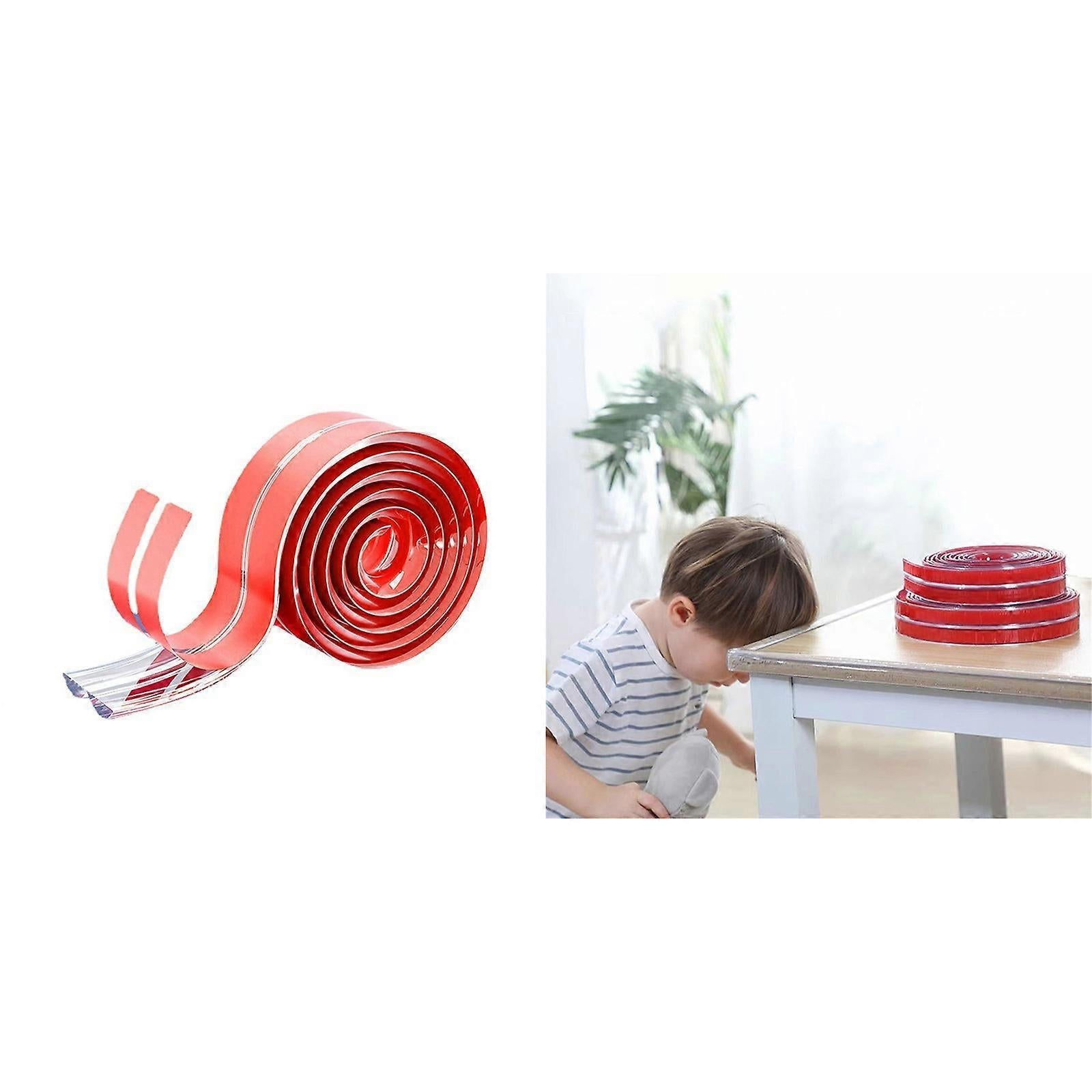 2M Shock Absorbing Corner Protectors - Clear Self-Adhesive security Edge Guard Strip V1263-JX-4507
