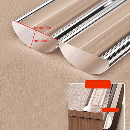 2M Shock Absorbing Corner Protectors - Clear Self-Adhesive security Edge Guard Strip V1263-JX-4507
