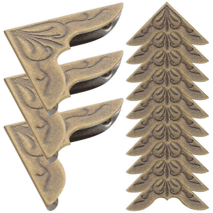 30pcs Retro Metal Book Corner Protectors - Decorative Page Guards for Albums & Journals V1263-JX-4508