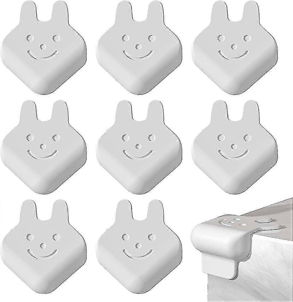 8pcs Silicone Corner Protectors for Babies - Self-Adhesive Babies Table Edge Guards V1263-JX-4509