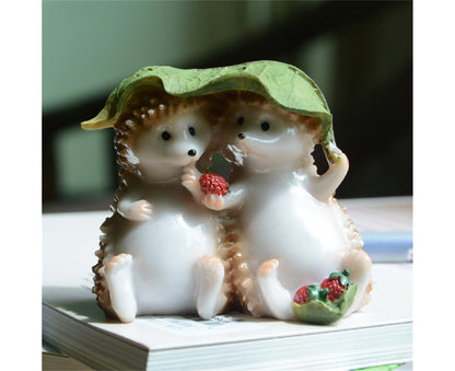 Garden Hedgehog Figurine-Resin V1263-JX-451