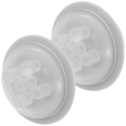 2pcs Rubber Table Corner Protectors - Grey Babies Proofing Guards for Furniture Corners V1263-JX-4511
