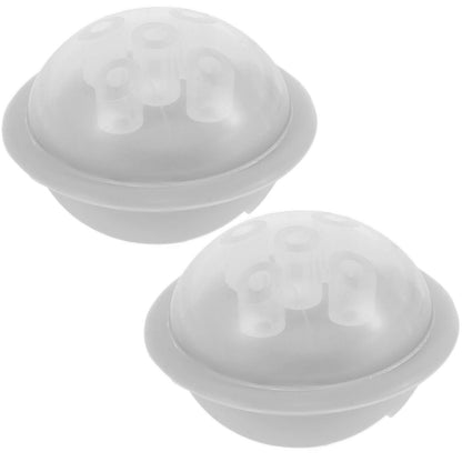 2pcs Rubber Table Corner Protectors - Grey Babies Proofing Guards for Furniture Corners V1263-JX-4511
