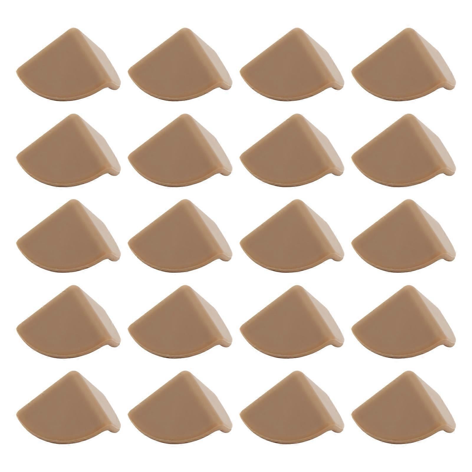 20pcs Silicone Desk Corner Protectors - Babies Proofing Furniture security Edge Guards V1263-JX-4512