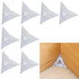 100pcs Triangle Clear Anti-Dust Corner Protectors - Decorative Edge Guards for Drawers V1263-JX-4514