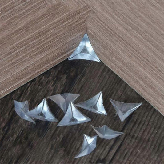 100pcs Triangle Clear Anti-Dust Corner Protectors - Decorative Edge Guards for Drawers V1263-JX-4514