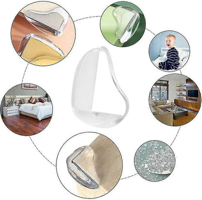 10pcs Table Corner Protectors - PVC Babies Proofing Guards for Furniture Edge Protection V1263-JX-4515