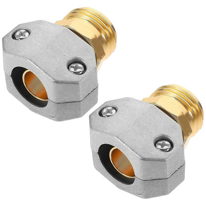 2pcs Garden Hose Repair Kit - Hose Connectors and End Replacement Fittings Set V1263-JX-4519