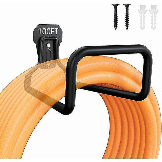Heavy Duty Garden Hose Holder - Wall Mount Metal Hose Hook with Screws for Hose V1263-JX-4522