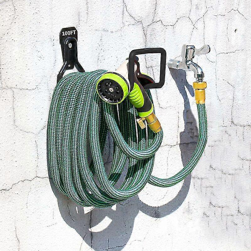 Heavy Duty Garden Hose Holder - Wall Mount Metal Hose Hook with Screws for Hose V1263-JX-4522