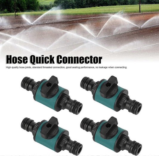 4pcs Garden Hose Connectors - Repair Fittings for Water Hose Ends V1263-JX-4526