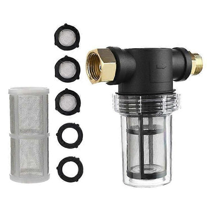 Garden Hose Sediment Filter - Water Filter for Pressure Washer Garden Hose Inlet V1263-JX-4529