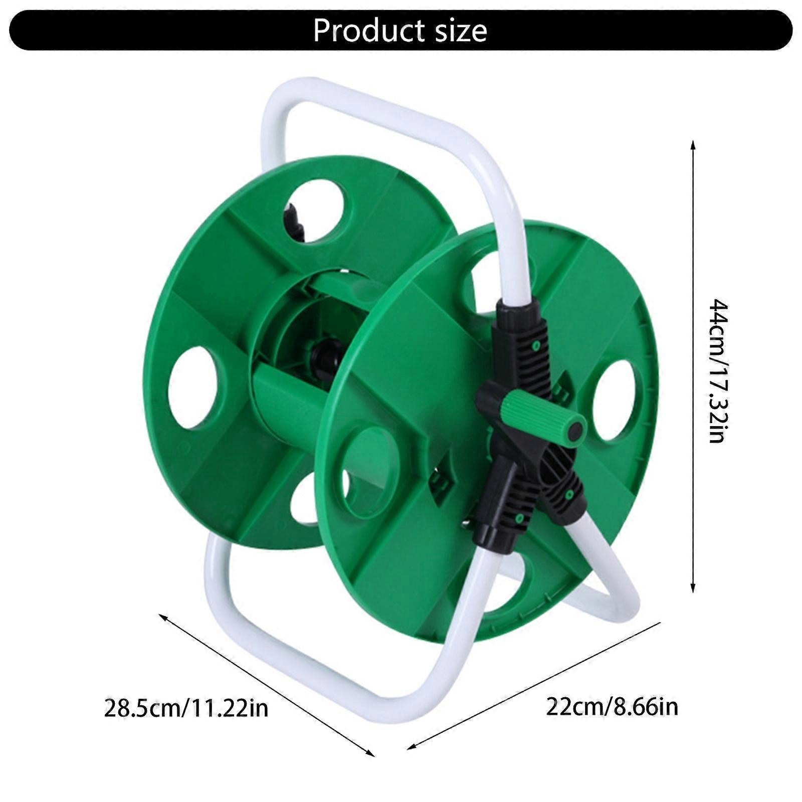 Heavy Duty Hose Reel Cart - Multifunction Garden Hose Organizer with Wheels V1263-JX-4530