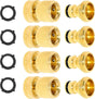 Solid Brass Garden Hose Quick Connect Fittings - Leak-Free Hose Connector Set V1263-JX-4531
