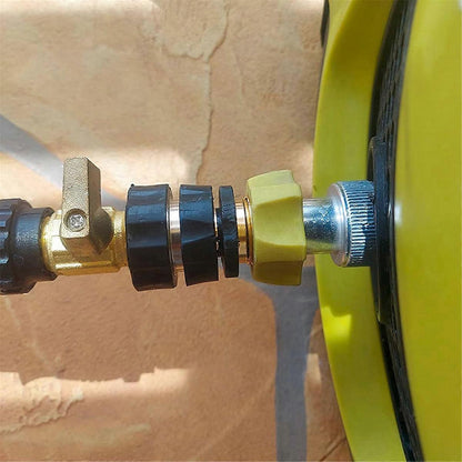 3/4 Inch Garden Hose Quick Connect - Universal Brass Fitting for Fast Hose Connection V1263-JX-4534