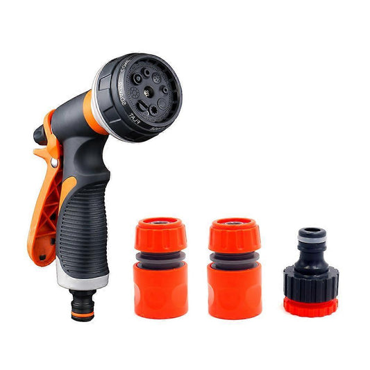 Plastic Garden Hose Fittings Set - Quick Connect Nozzle Kit for Outdoor Watering V1263-JX-4535