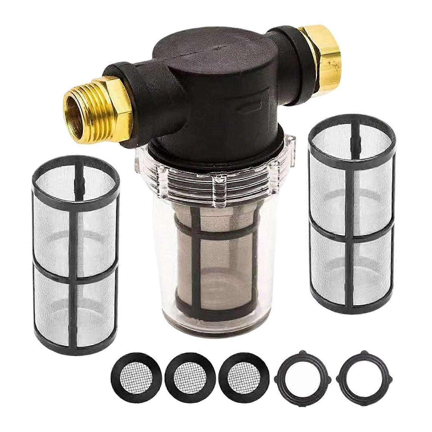 Garden Hose Filter - Pressure Washer Inlet Filter for Water Purification V1263-JX-4539