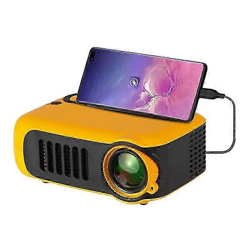 Mini Video Projector - LED Home opera Projector for Movies and Entertainment V1263-JX-4545