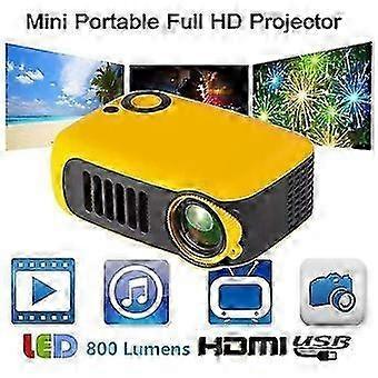Mini Video Projector - LED Home opera Projector for Movies and Entertainment V1263-JX-4545