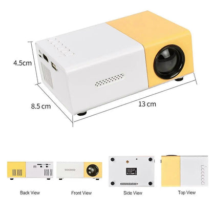 Mini Projector - LED Portable Projector for Home opera and Video Playback V1263-JX-4546