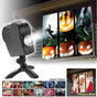 Christmas Halloween LED Window Projector - Seasonal Decorative Light Projector V1263-JX-4550