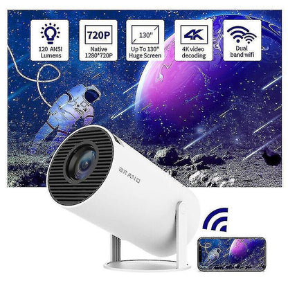 HD Projector - Portable HD Screen Video Projector for Indoor/Outdoor Use V1263-JX-4553