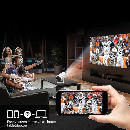 HD Projector - Portable HD Screen Video Projector for Indoor/Outdoor Use V1263-JX-4553